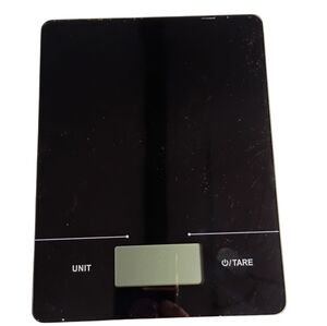 Mainstay Slim Tempered Glass Kitchen Scale